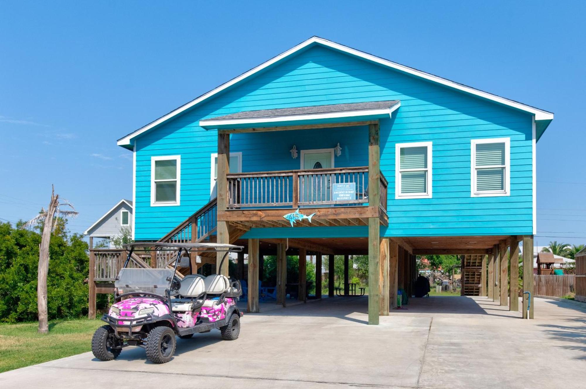 Вилла Casita Del Mar - Golf Cart Included Boat Parking Порт-Аранзас Экстерьер фото