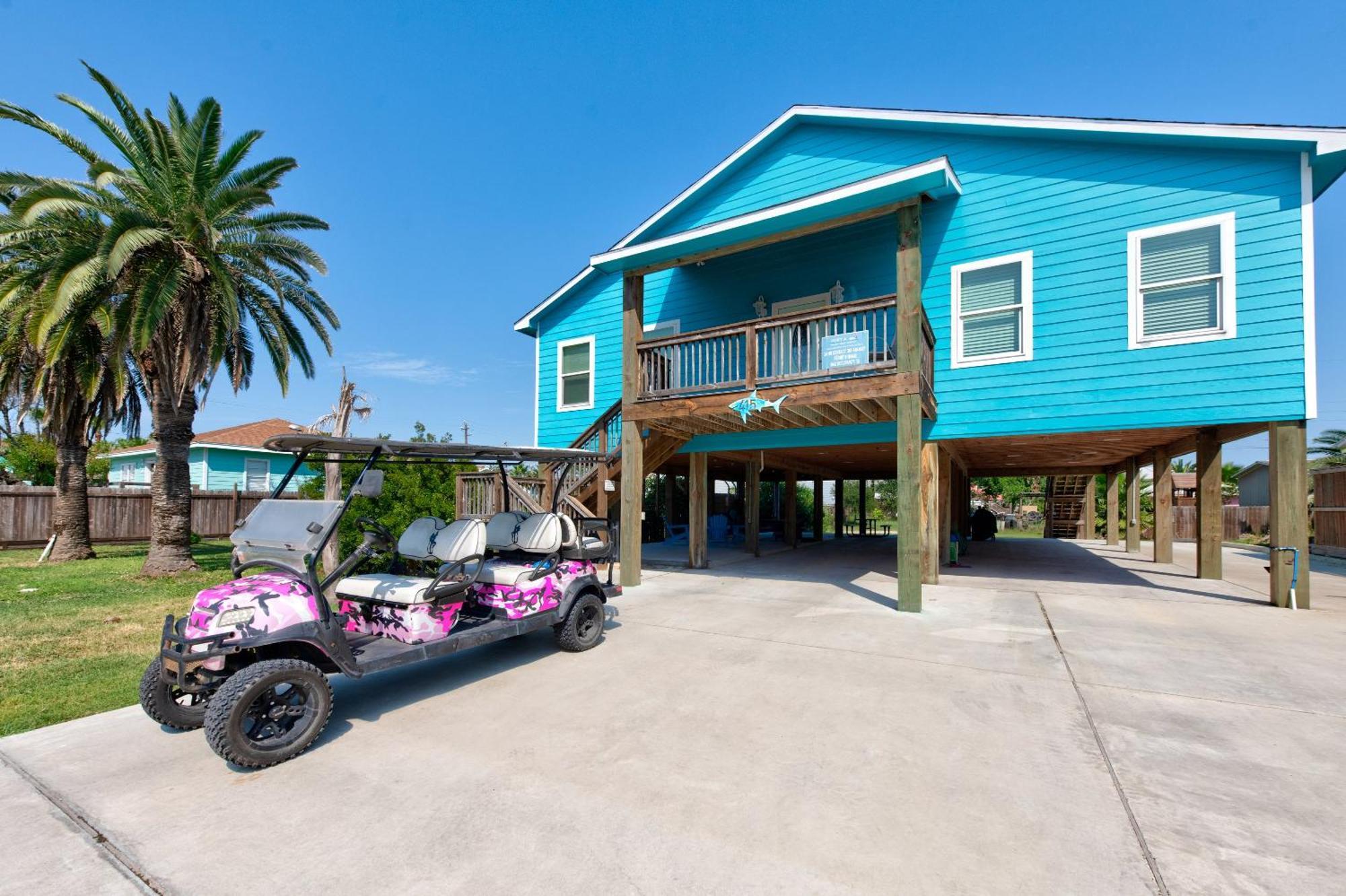 Вилла Casita Del Mar - Golf Cart Included Boat Parking Порт-Аранзас Экстерьер фото